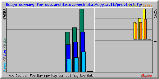 Usage summary for www.archivio.provincia.foggia.it/provinciafg